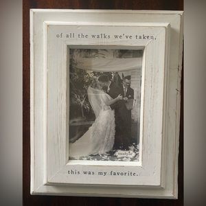 Mud Pie All The Walks frame 5x7